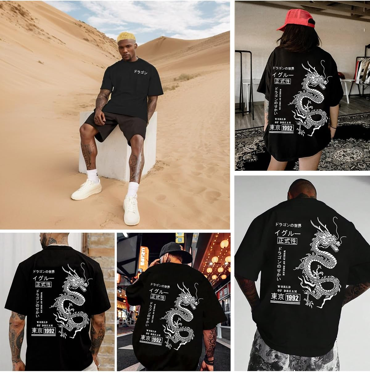 Mens Graphic Tees Vintage T-Shirts Oversized Letter Print Casual Crewneck Cotton Top Short Sleeve Rapper Streetwear