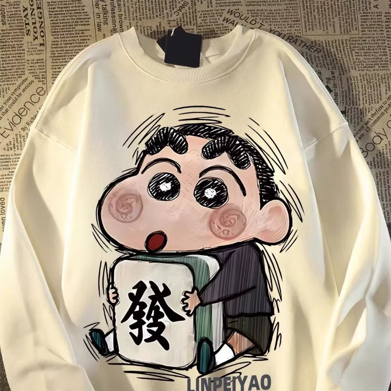 Japan Style Anime Vintage plus Fleece 